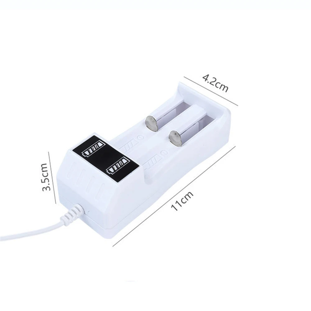 14500 /18650 зарядное устройство универсальное 2 слота литий-ионная батарея USB умное