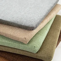 cotton linen seat mat winter student dormitory office chair cushion home dining chair pad soft living room balcony futon mat