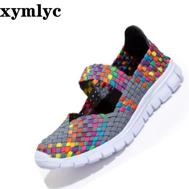 Туфли женские на плоской подошве пикантные дышащие повседневные Нескользящие с