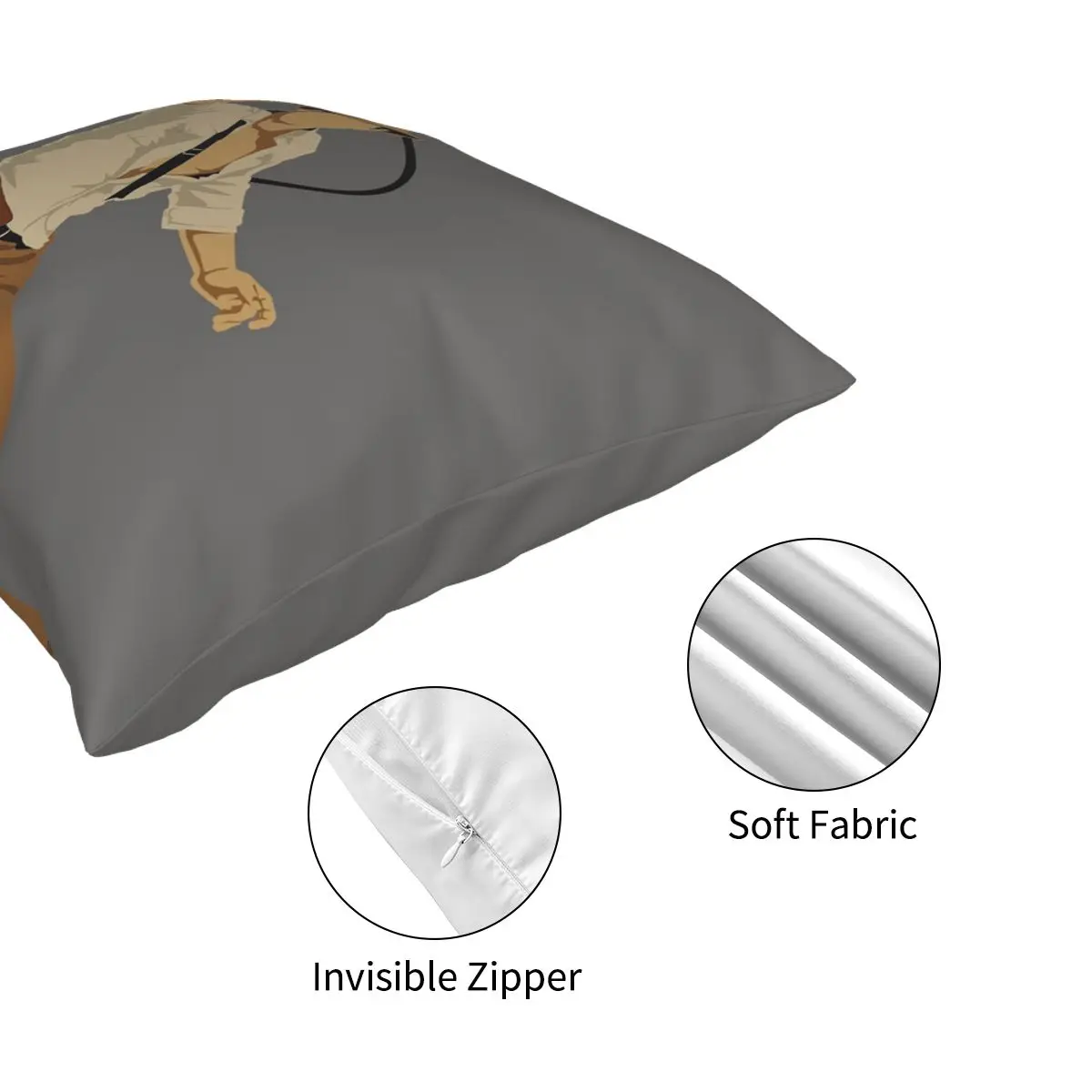 

Fortune And Glory Square Pillowcase Printed Zip Decor Home Cushion Case Wholesale 45x45