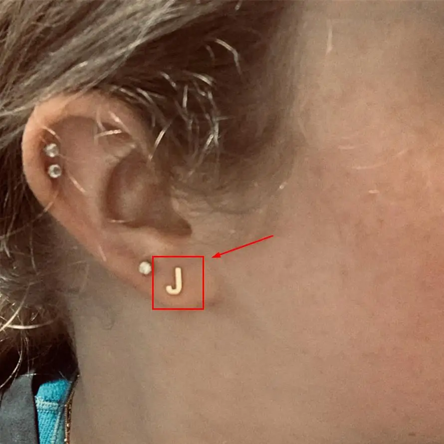 

KristenCo Fashion Trend Personality Custom Name Earrings Custom Letter Earrings Gifts For Best Friend Girls