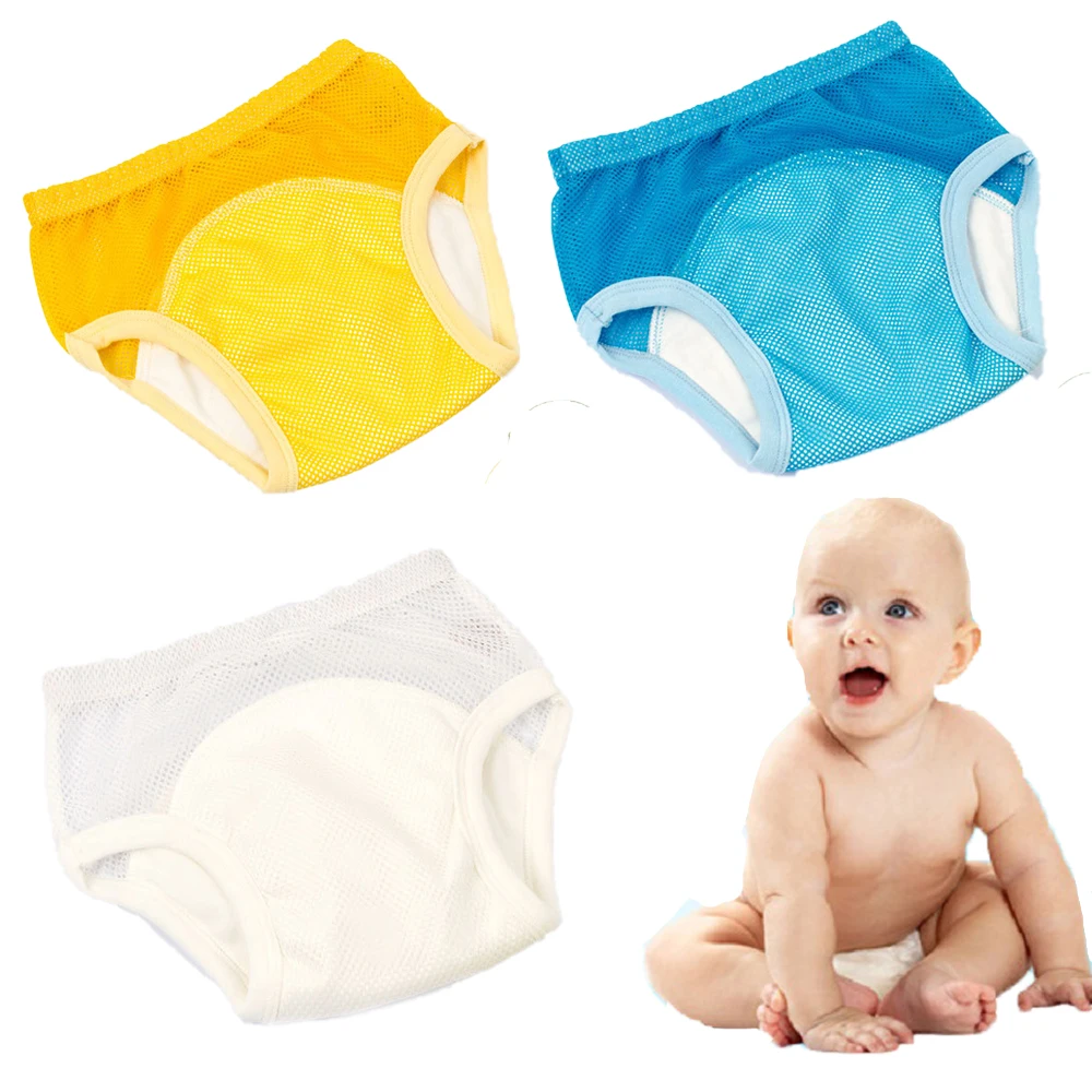 

Fashion Reusable Nappies Baby Cloth Diapers Washable Infants Children Baby Cotton Training Pants Nappy Panties