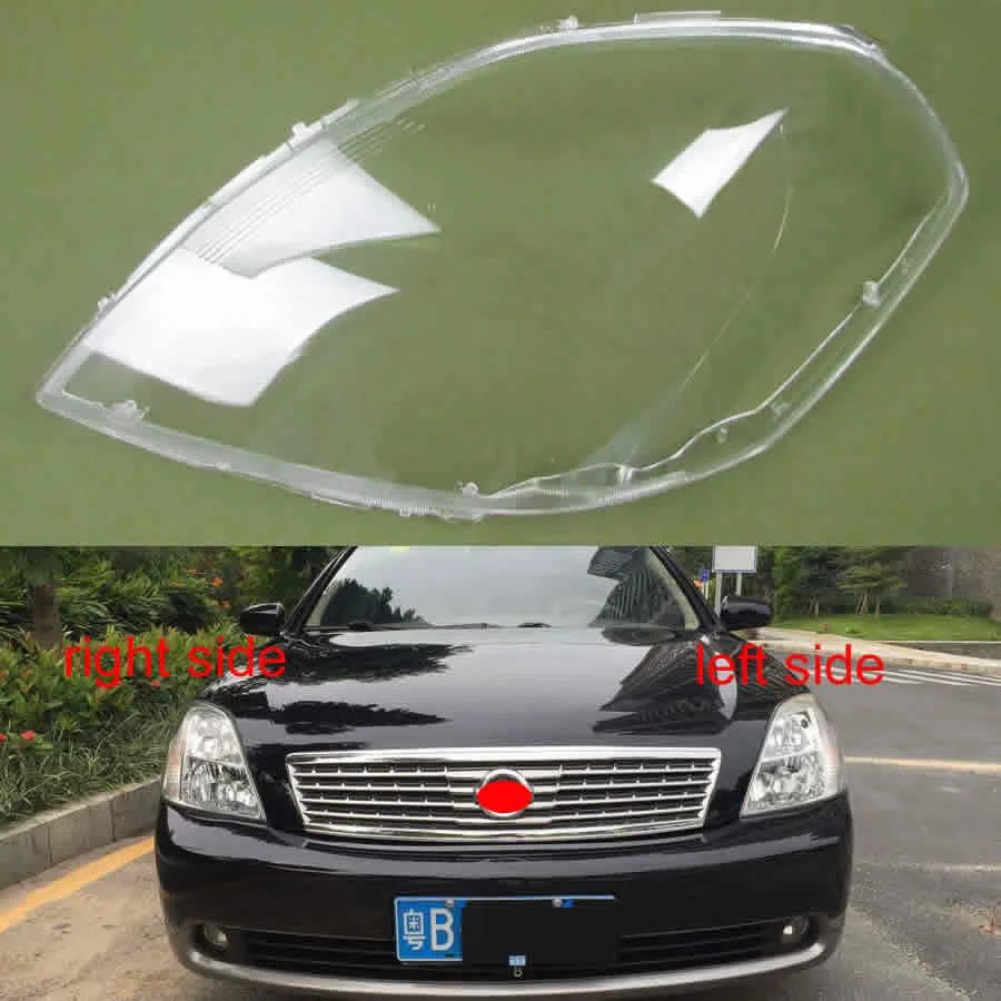 Передний абажур для Nissan Teana 2006 2007 прозрачный стеклянный маска крышка фар стекло