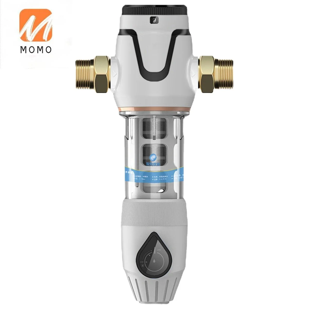 

Центральный передний фильтр, очиститель воды 3 т/ч, большой манометр обратного давления, передний фильтр