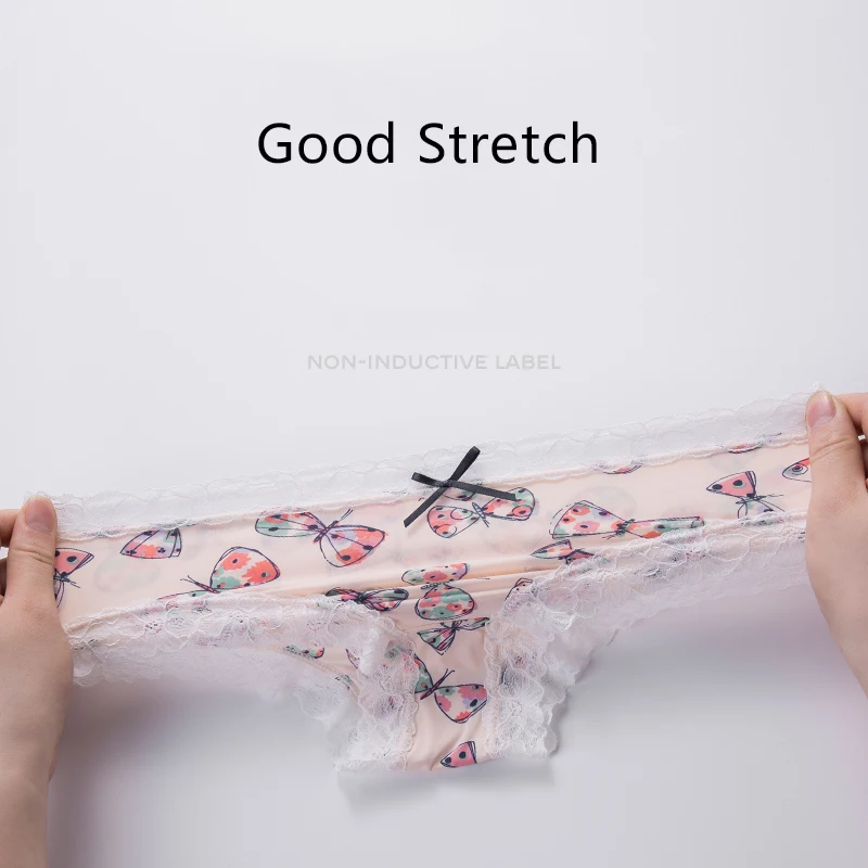 Женское кружевное нижнее белье LANGSHA 3 шт./компл. бесшовные трусики | Женская одежда