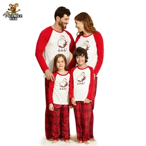 Рождественские Семейные пижамные комплекты 2021, семейные одинаковые наряды, одежда для матери, дочери, отца, сына, Детская Пижама, мужская и женская одежда для сна