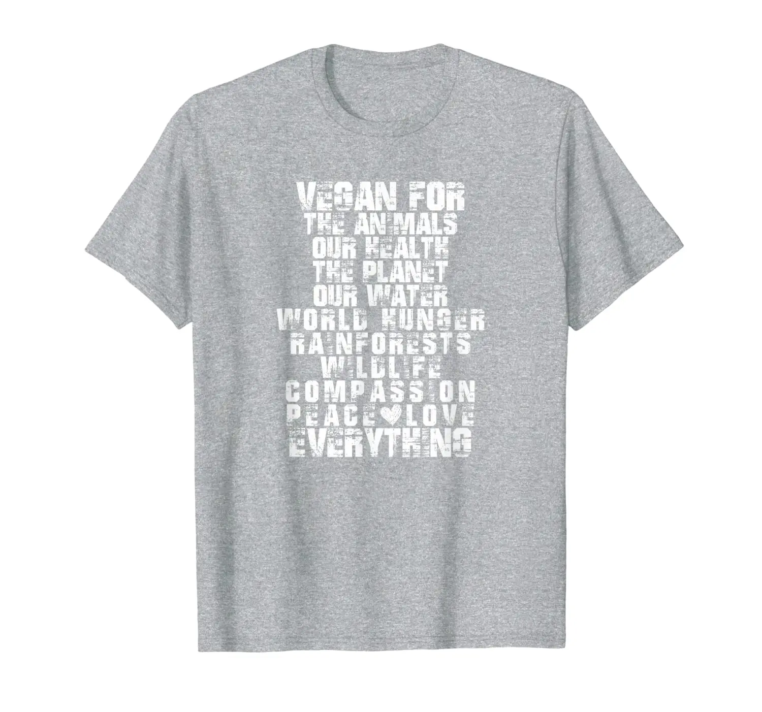 Vegan for the Animals, Vegan for Everything, Climate Change T-Shirt resource limits conversion efficiency and climate change
