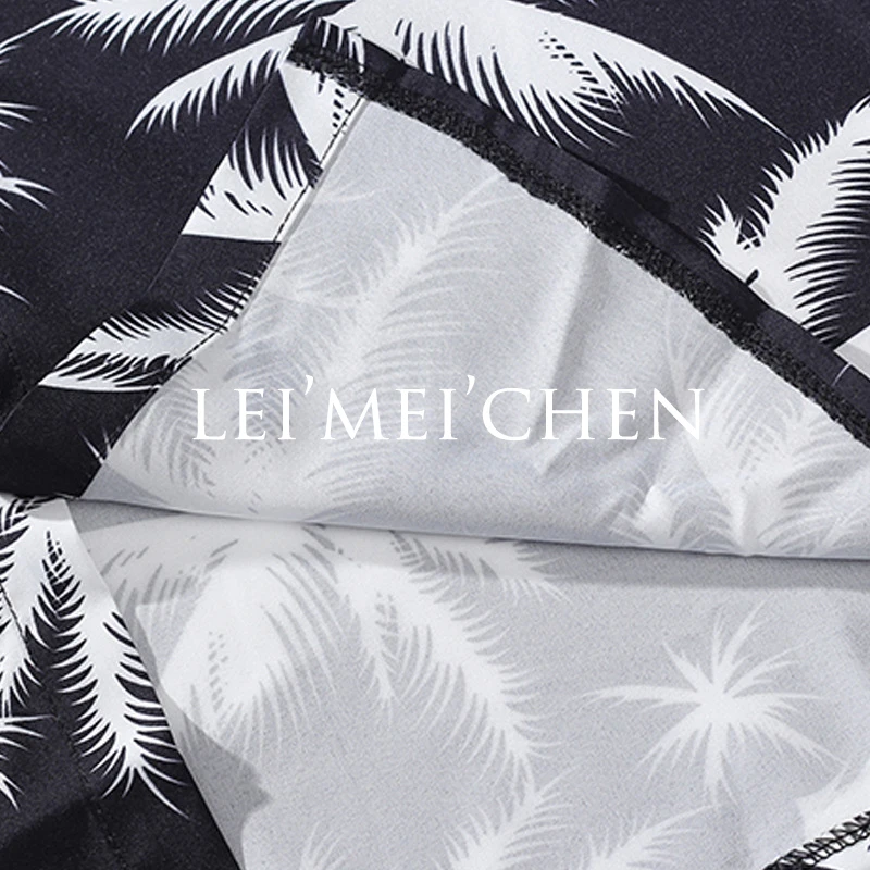 

LEIMEICHEN Casual Printed Long Sleeve Shirt Men High Streetwear 2020 Fall Women Shirt Retro Shirts Harujuku Mens Shirt ZJ925