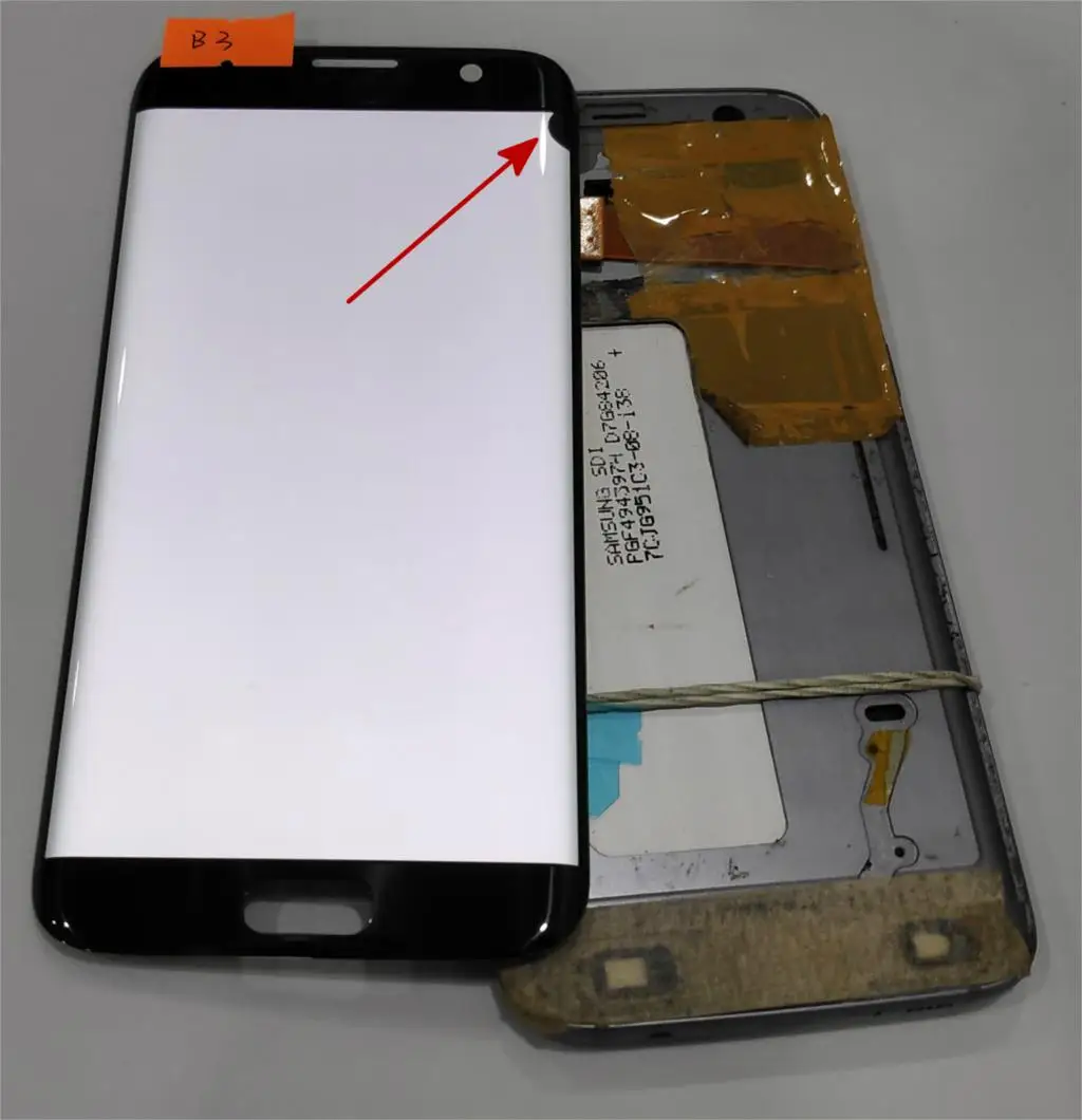 For Samsung Galaxy S7 edge G935F G935A G935FD Defect lcd display with touch screen Digitizer black |