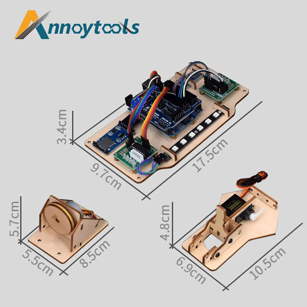 Рисовальный робот Arduino для рисования на стену Набор творчества с кабельным