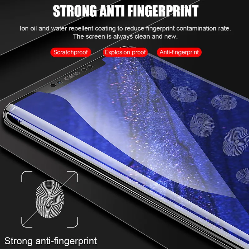 Для Huawei P30 P20 Pro Mate 20 Lite мягкая Гидрогелевая пленка для защиты экрана Honor 9X 8X 10