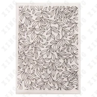 leaves pattern arrival new 3d embossed folder for diy making greeting card paper scrapbooking no stamps metal cutting dies