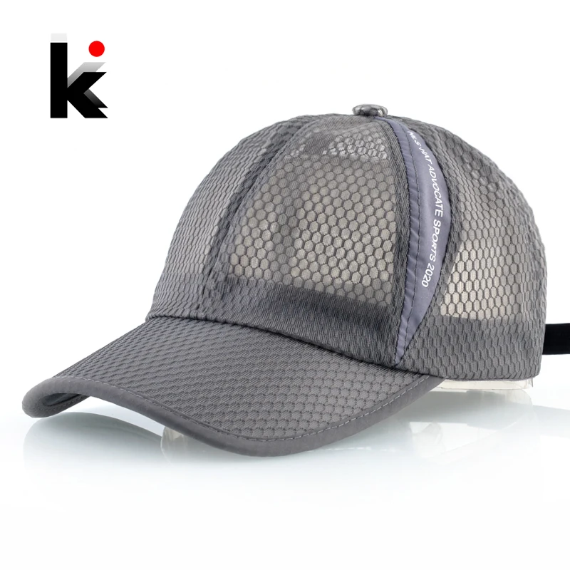 Бейсболка Мужская/Женская сетчатая регулируемая однотонная Кепка для папы