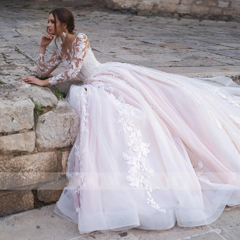 

BAZIIINGAAA Simple Wedding Dress Lace Little Beading Strapless Dress Luxury Wedding Gowns Bridal Can Be Washed Bride Dresses