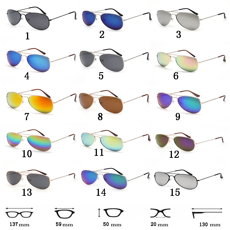 Солнцезащитные очки прозрачные линзы Для женщин мужчин унисекс металлические