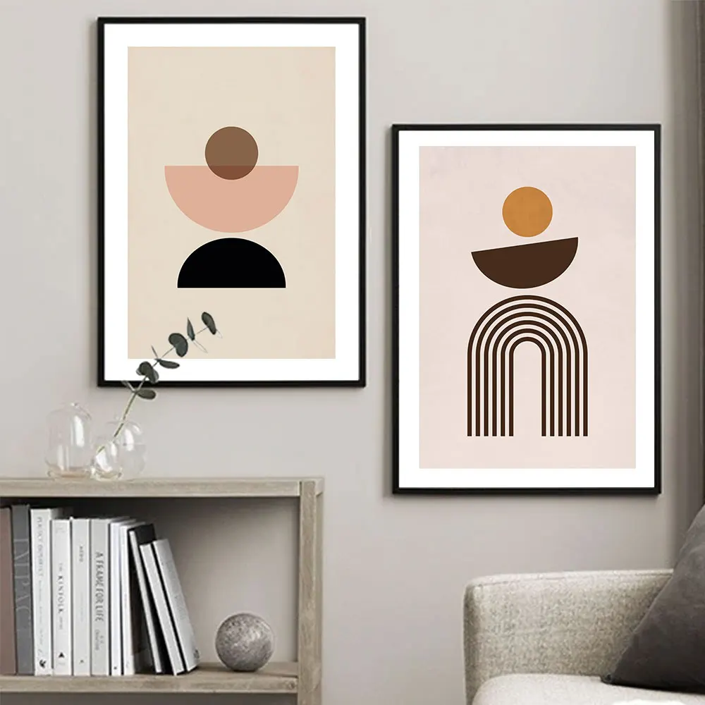

Arch Balance Poster Balance Forms Canvas Painting Abstract Geometry Art Print Norbic Wall Picture For Living Room Home Decor