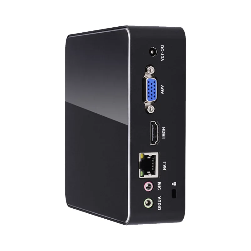 Intel Core i5 5200U вентилятор двухъядерный мини ПК Windows 10 неттоп 4K HTPC тонкий клиент