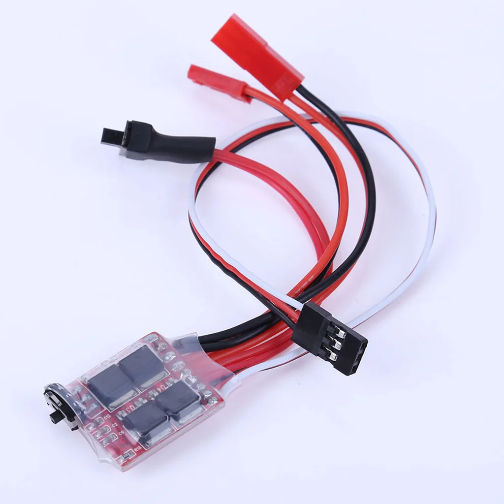 Матовый ESC 20A Li-Po 2S с тормозом для RC Crawler Car Boat Tank может работать щеточным двигателем