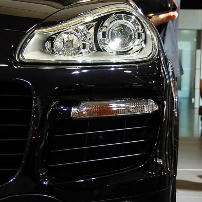 Пара переднего бампера Сигнала Поворота Боковой габаритный фонарь для-Porsche Cayenne