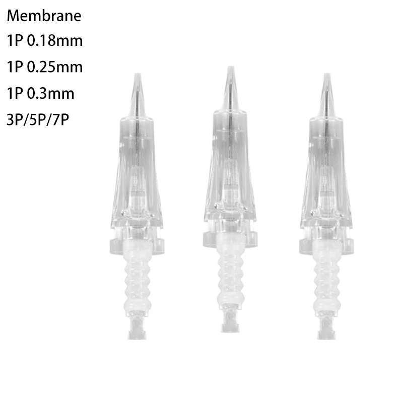 Популярная мембранная тату картридж игла для микроблейдинга бровей 1RL круглые