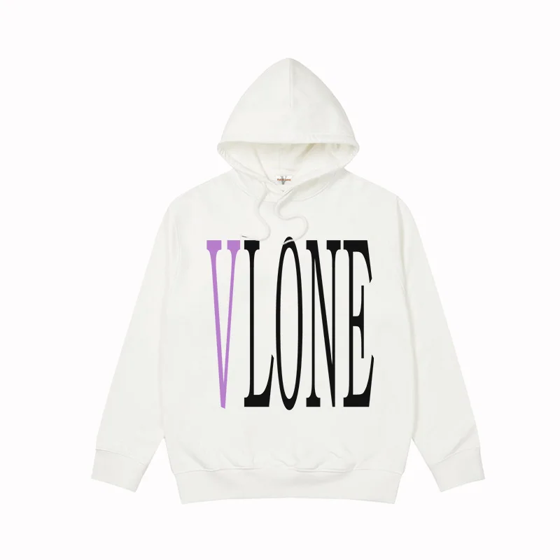 

Brand VLONE Trendy Sweater Joint 2021FRIENDS Limited Purple Big V Hooded Jacket for Men and Women