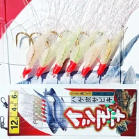 6 8 10 12 14 16 18 20 24 ribbonfish sea bass sabiki rig soft sea rig with fishing strong hook real fish skin
