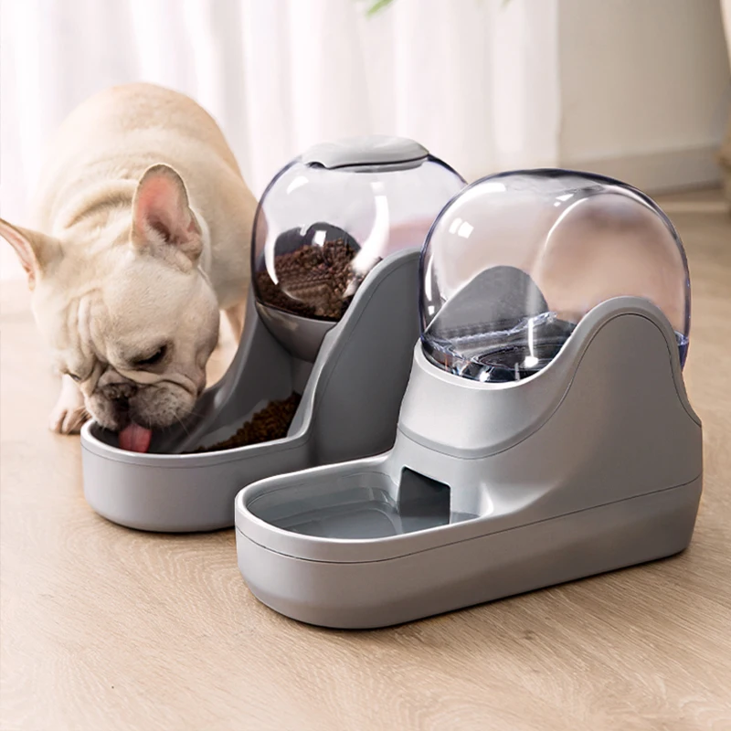 

3.8L Pet Automatic Feeder Bowl for Dog Cat Drinking Water Fountain Bottle Kitten Bowls Slow Food Feeding Container Supplies