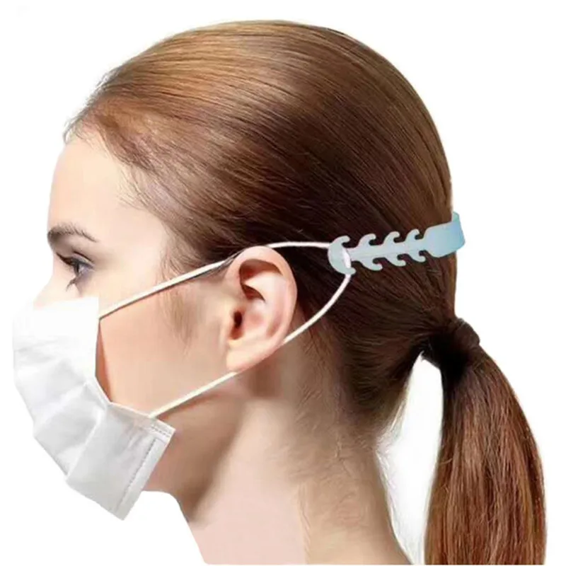 

10pcs Mask Extender Strap Face Mask Buckle Holder Mask Belt Ear Rope Extender Adjustment Ear Grips Extension Home Accessories