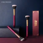 Кисть для макияжа CHICHODO, роскошная серия красных роз, высококачественная кисть для из волоса козла для пудры, натуральная косметика для волос и инструмент для макияжа, beautypen