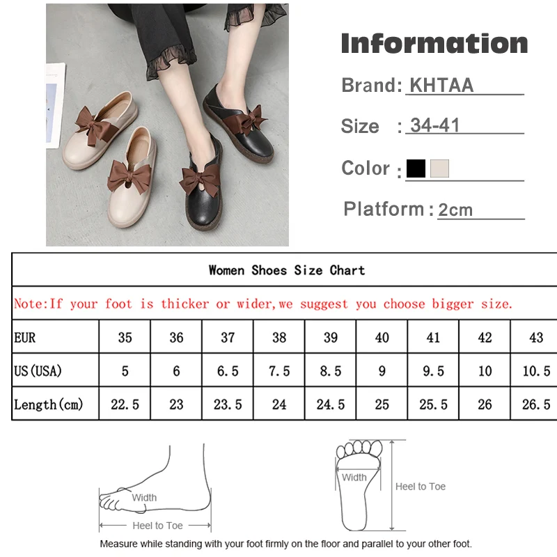 

Women Bowtie Flats Leather Shoes Round Toe Slip On Ladies Loafers Elegant Fashion Soft Comfortable Female Moccasins New Autumn