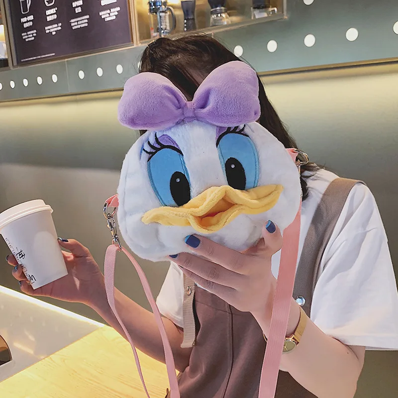 Disney женские милые Дональд Дак плюшевые куклы телефон сумка через плечо для