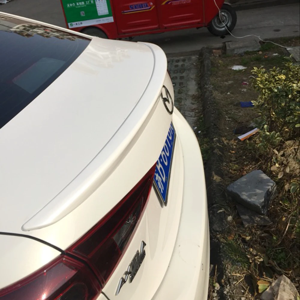 Для Mazda 3 Axela ABS праймер Автомобильный задний спойлер крыло для Mazda3 2014 2016|spoiler wing|rear