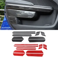 Real Carbon Fiber Interior Door Panel Cover Decorative Trim Fit for Dodge Charger 2015-2021 Car Accessories