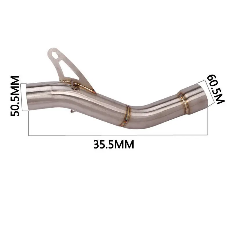 

KO For Ducati Monster 821 Monster 1200 2014 2015 2016 2017 2018 Motorcycle Tip Muffler Connect Mid Section Pipe ATV Exhaust Pipe