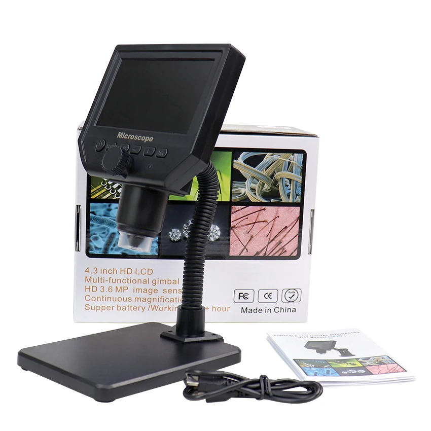 Пайка VGA видео Лупа микроскоп для Pcb Материнская плата ремонт 600X цифровой