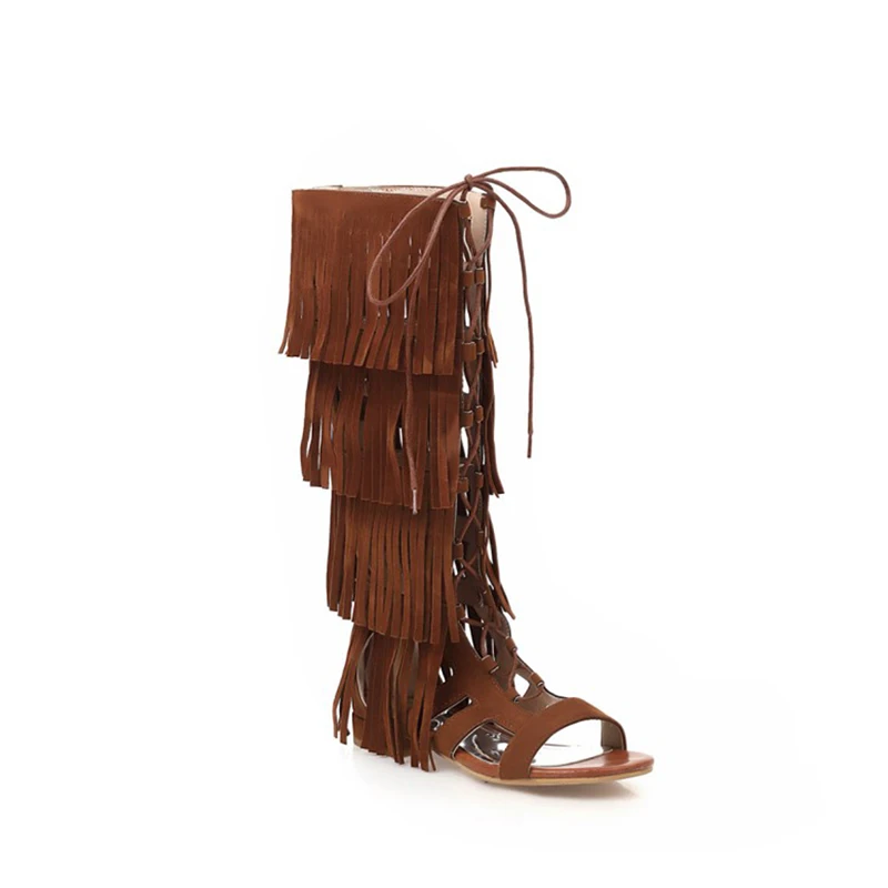 

Сандалии в европейском и американском стиле, открытый носок, плоская подошва, римские сандалии, высокие туфли, рыцарские босоножки, большие ...