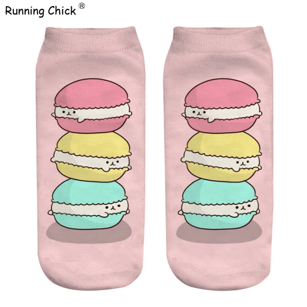 

Носки женские х/б, с 3D-принтом