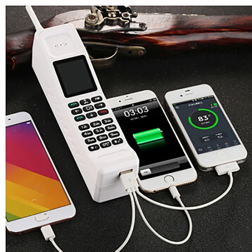 with antenna retro style big bar mobile phone dual sim cards bluetooth compatible mobile phone with fm radio flashlight free global shipping
