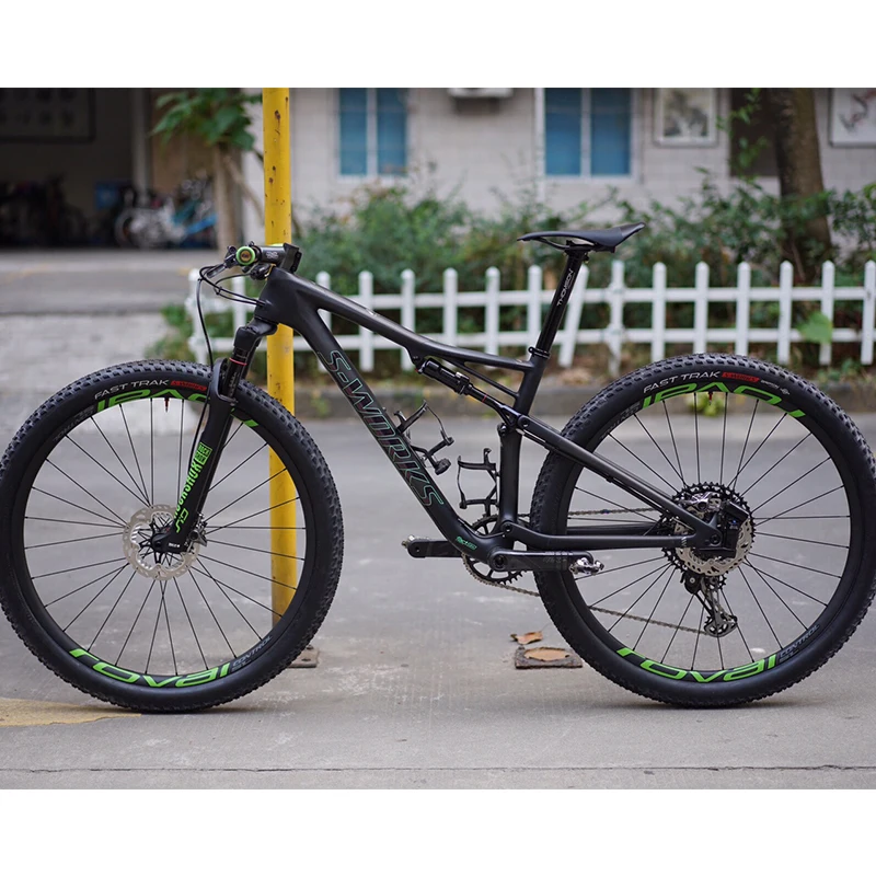 READU bicycle stickers mountain bike control SL29 inch 25mm width rim wheel set color sticker MTB rim decals