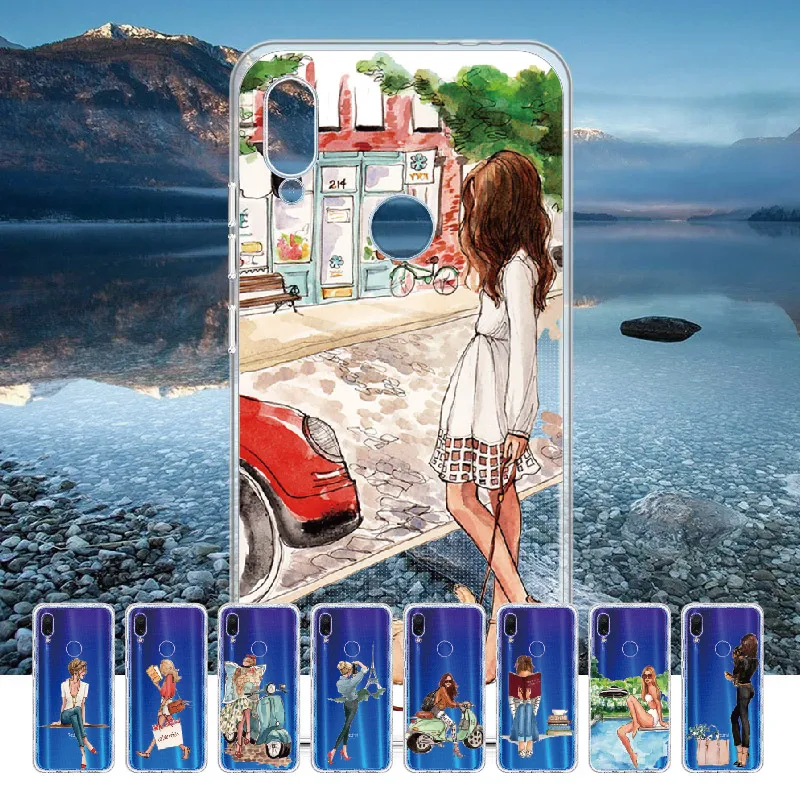 Стильный Парижская девушка ноги путешествия для Xiaomi Mi Redmi Note 5 6 7 8 9 10 lite Pro Plus