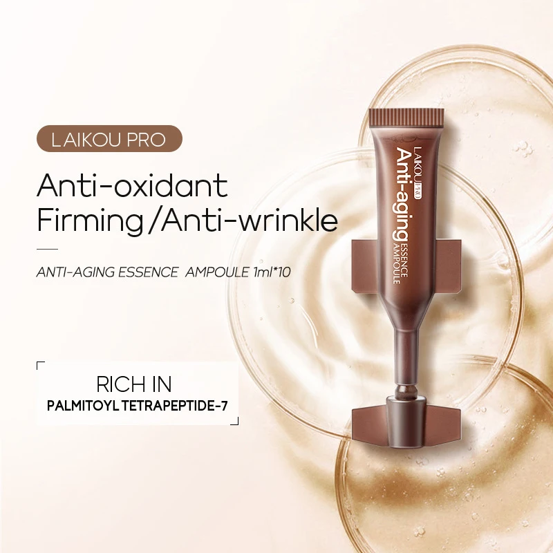 

LAIKOU PRO Face Ampoule Serum Anti-Wrinkle Moisturizing Shrink Pores Essence Repairing Oil Control Brighten Face Skin Care TSLM2