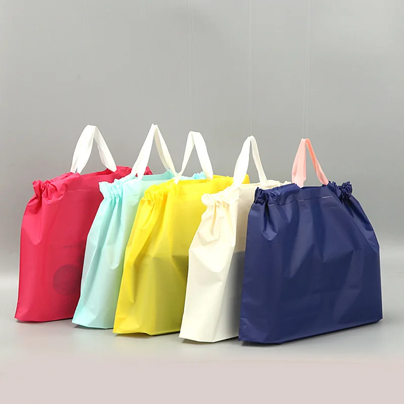 

Creative design Frosted Drawstring Bag Plastic Bag Clothing Gift Bag 200pcs/lot