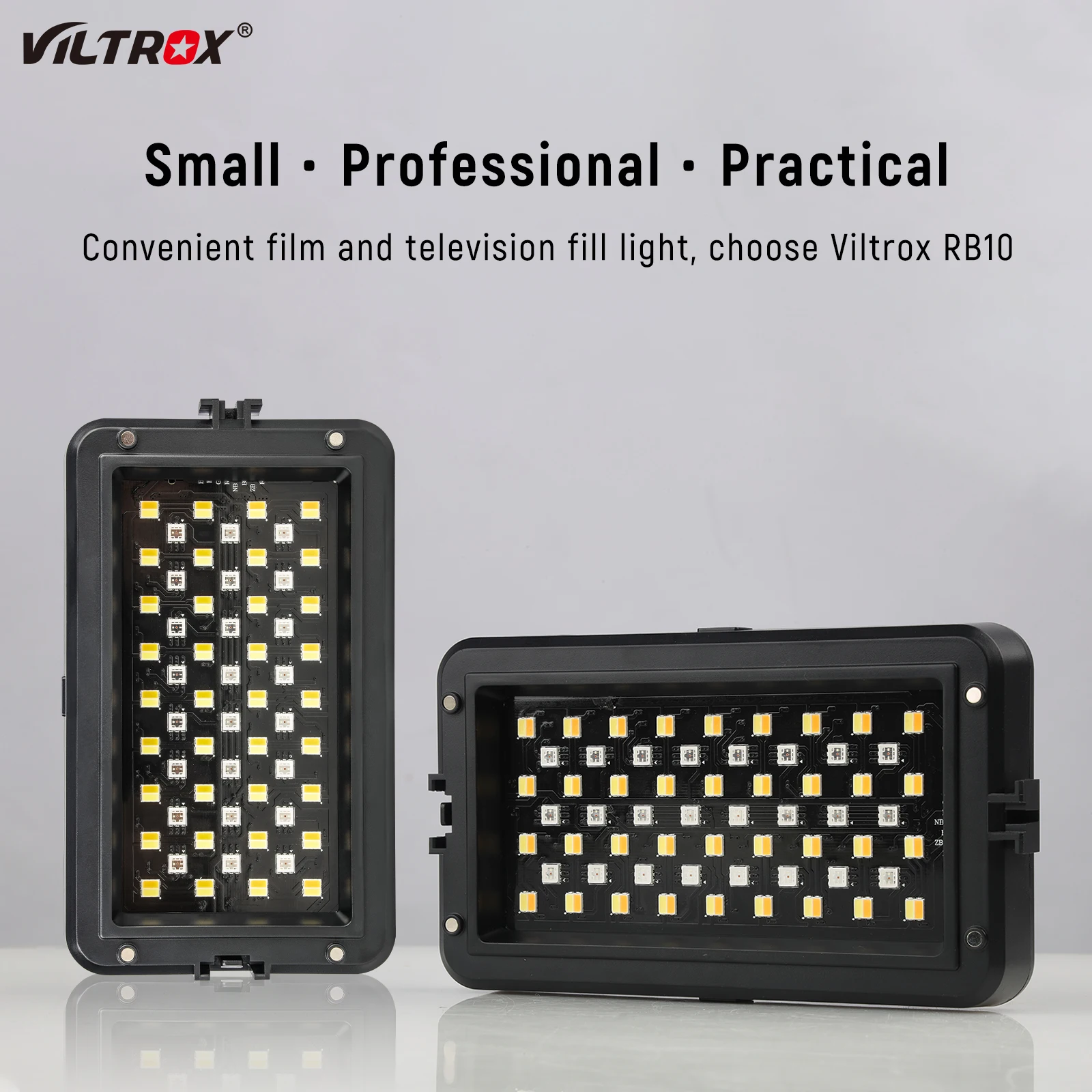 Viltrox RB10 RGB светодиодный видео свет с регулируемой яркостью цветсветильник