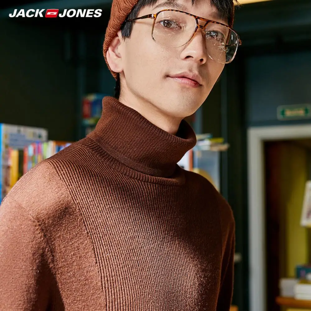 Мужской свитер JackJones в стиле смарт кэжуал светильник с длинными рукавами и