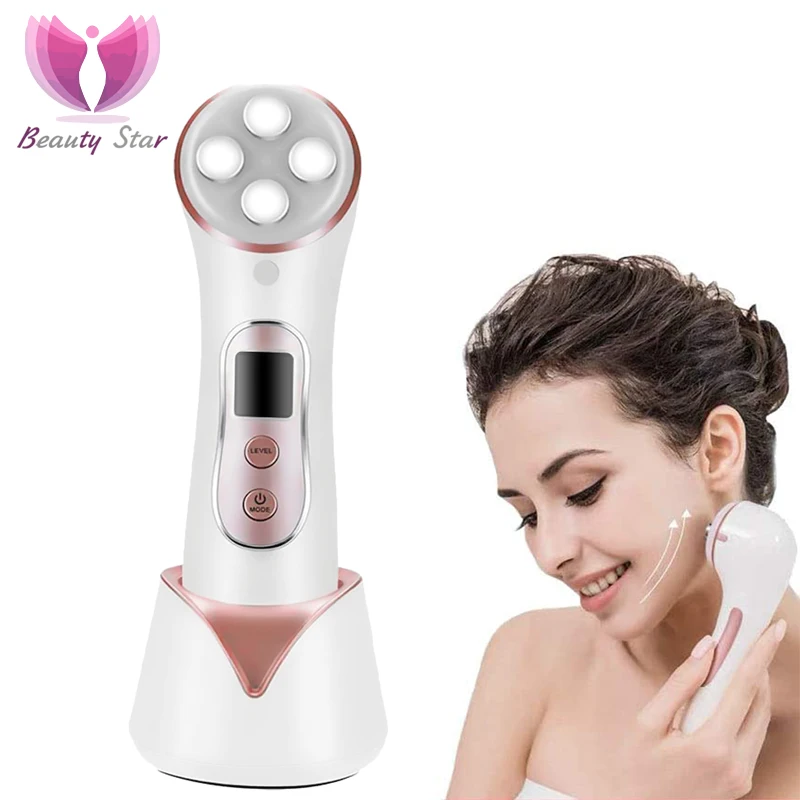 5 в 1 светодиодный фотонный массажер для лица | Красота и здоровье