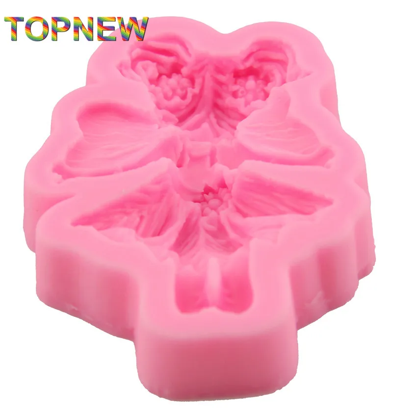 Новинка лучшие формы для торта в виде танцующей ангела девушки помадки 3D форма