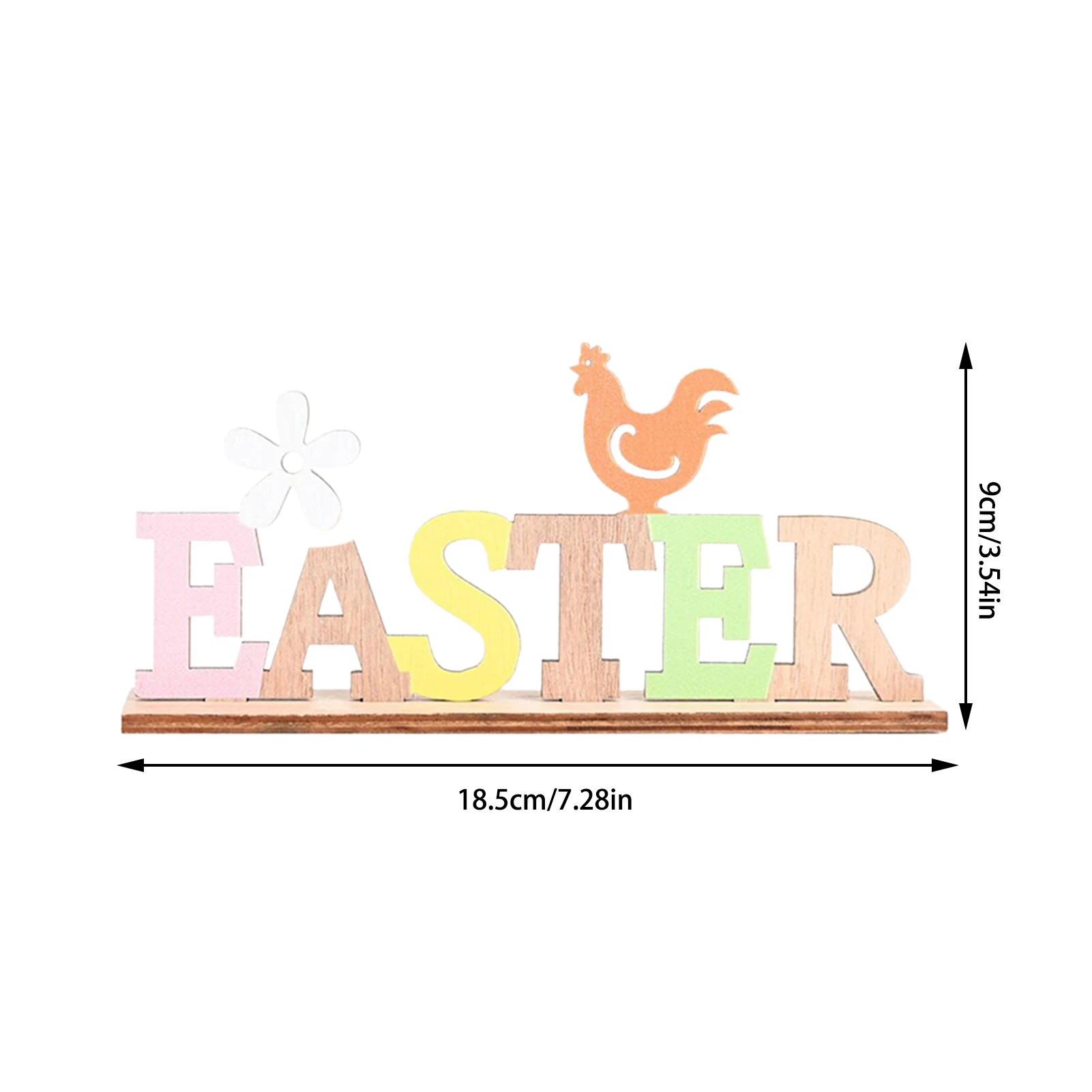 

Easter Decor Easter Wood Tabletop Ornament Hello Spring Wood Decoration For Easter Spring Home Decoration Happy Easter