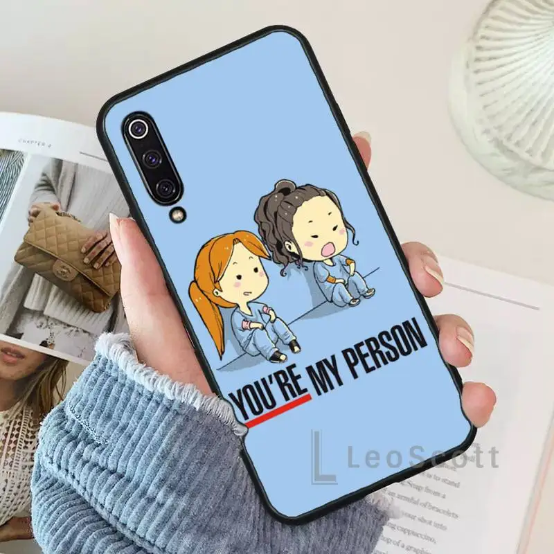 

Greys Anatomy Nurse Doctor Phone Case For Xiaomi Redmi 4x 5 plus 6A 7 7A 8 mi8 8lite 9 note 4 5 7 8 pro