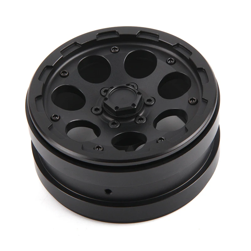 2 шт. ЧПУ металлический сплав дюйма обод колеса Beadlock для 1/10 RC Гусеничный