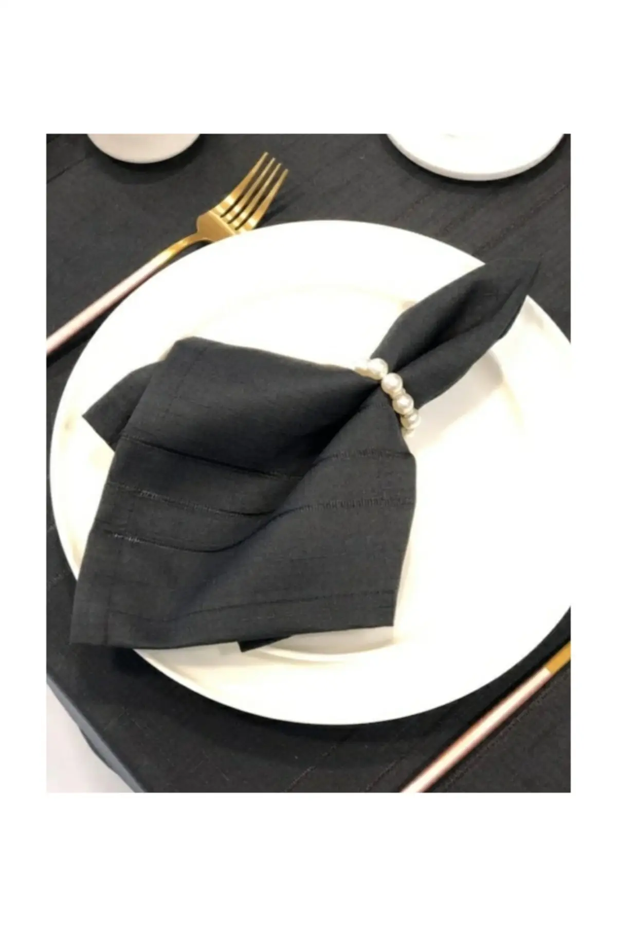 

Colber 12 Person Tablecloth Set Black 26 Piece